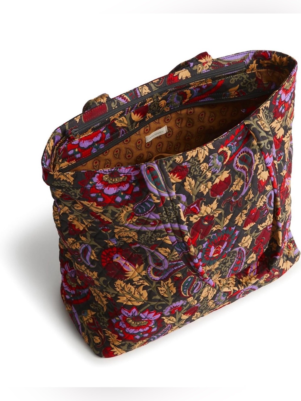 Vera Bradley Clermont Travel Tote. NWT Midnight Garden Paisley - Picture 6 of 8